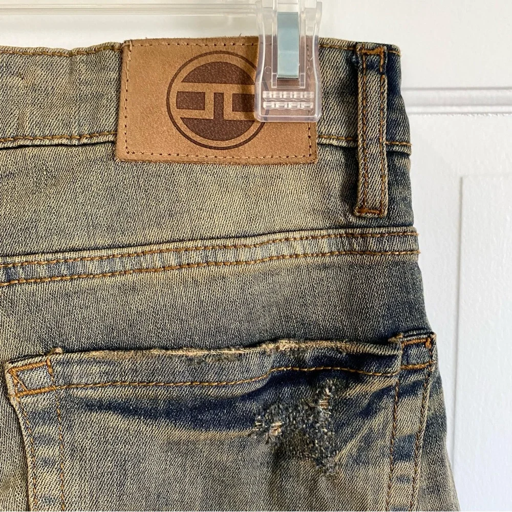Jordan Craig Ross Distressed Skinny Jeans Men’s Size 28x32 Desert Storm Wash